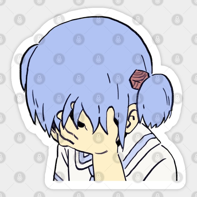 I draw the facepalm mio meme / funny nichijou Sticker by mudwizard